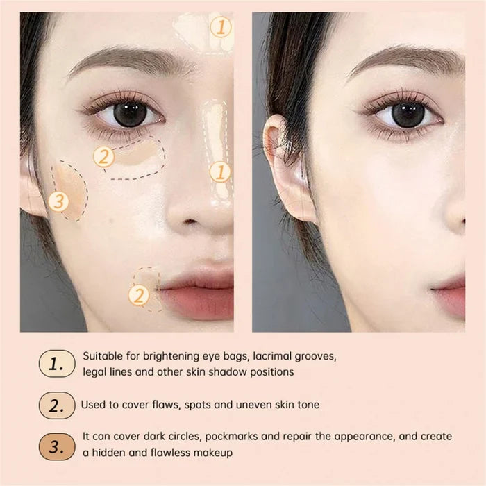 đ3-In-1 Contouring And Brighten Concealer Palette