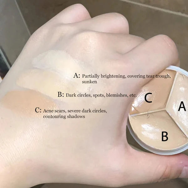 đ3-In-1 Contouring And Brighten Concealer Palette