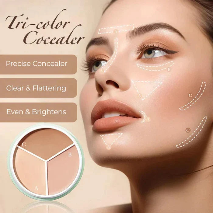 Tri-Color Concealer Paletteš„Long Lasting & MoisturizingšFree Shipping