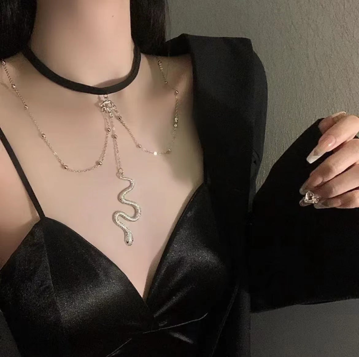 Snake Shape Tassel Leg Chain Jewelry Body Chain Summer Beach Leg Accessories For Women