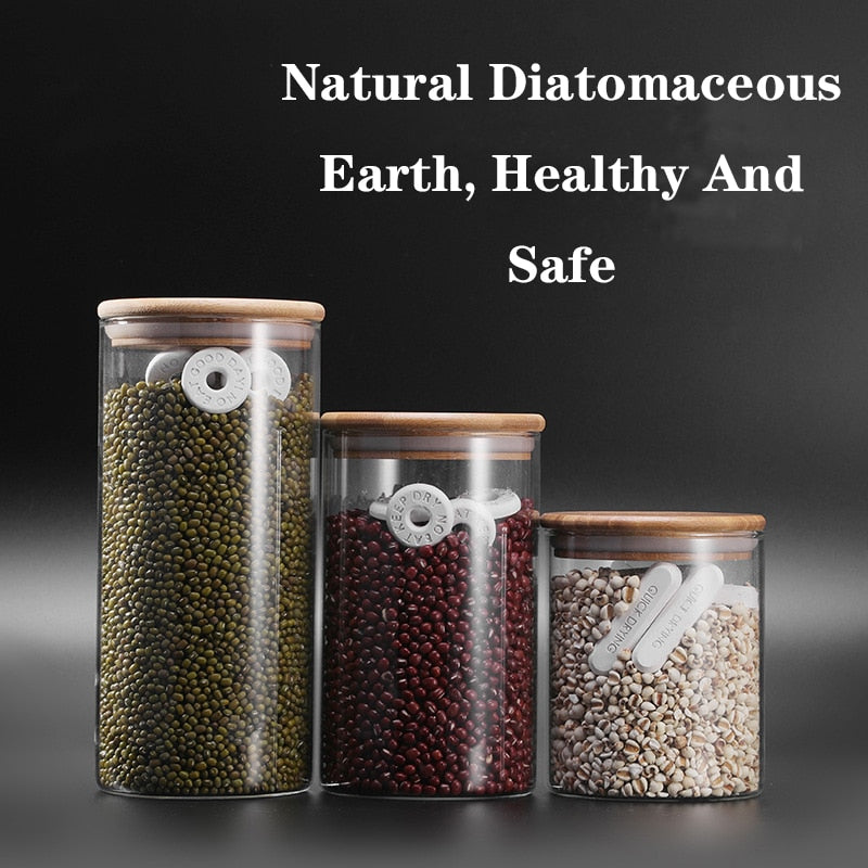 Reusable Diatomaceous Earth Food Desiccant Dehumidification Drying Stick