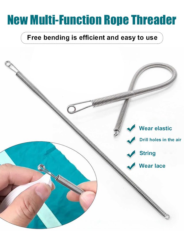 Bendable multi-purpose stringing tool