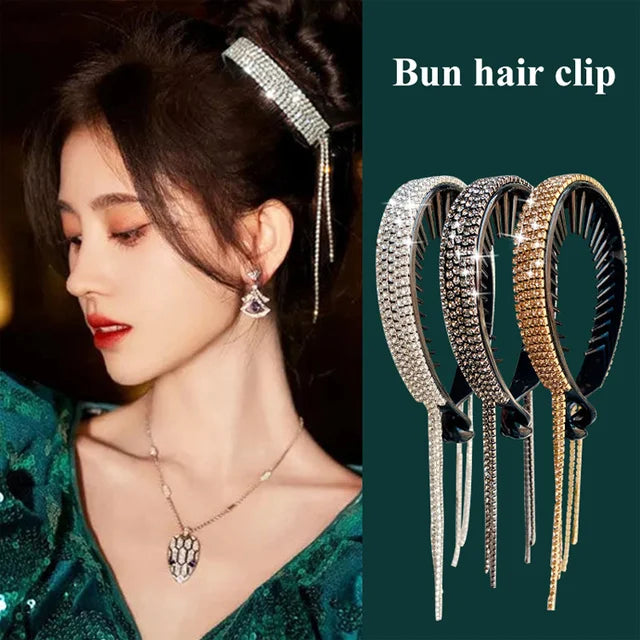 Buy 1 Get 1 Free🎁Star Sparkling Rhinestone Tassel Hair Clip