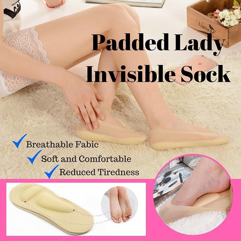 3D Foot Massage Lady Invisible Socks