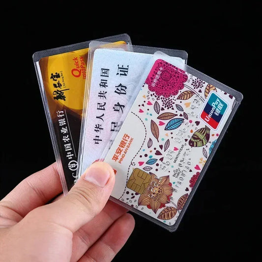 Transparent PVC Card Cover