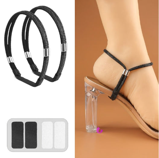 2Pcs Elastic High Heels Shoe Straps