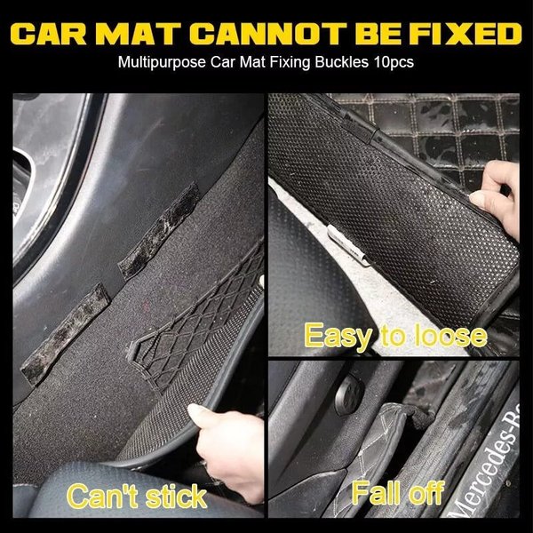 😍MULTIPURPOSE CAR MAT FIXING BUCKLES(🔥10PCS/SET)