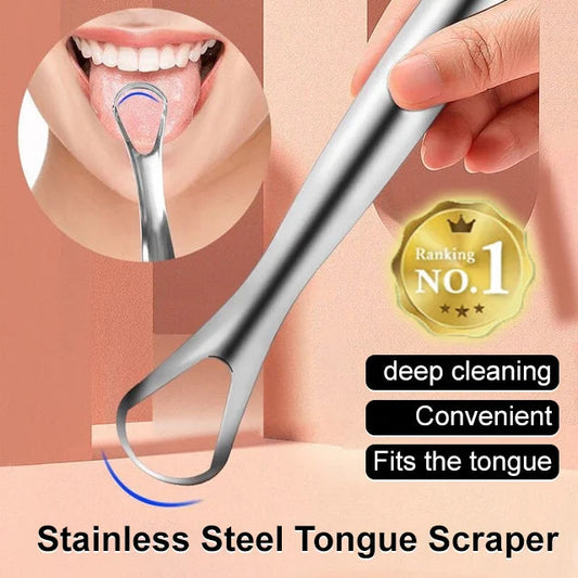 ✨Stainless Steel Tongue Scraper🔥🚚Cash on Delivery