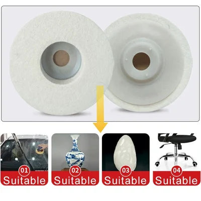 💖Buy one Get Free one💖Wool Felt Polishing Wheel Disc Pack ---✨Year-end sale✨