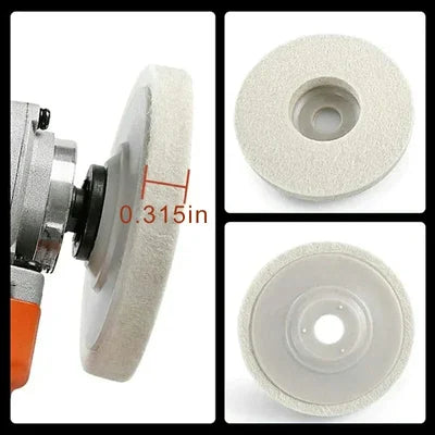 💖Buy one Get Free one💖Wool Felt Polishing Wheel Disc Pack ---✨Year-end sale✨