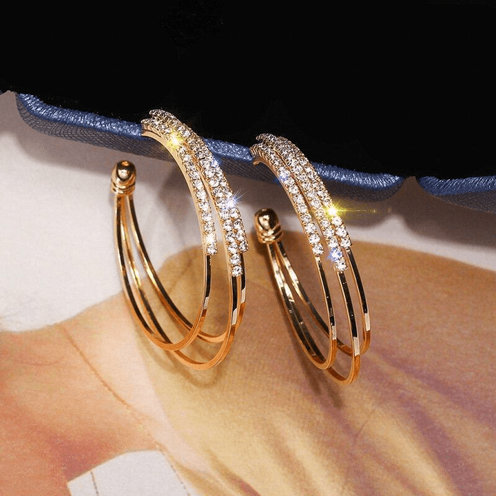 Double-sided Diamond Earrings