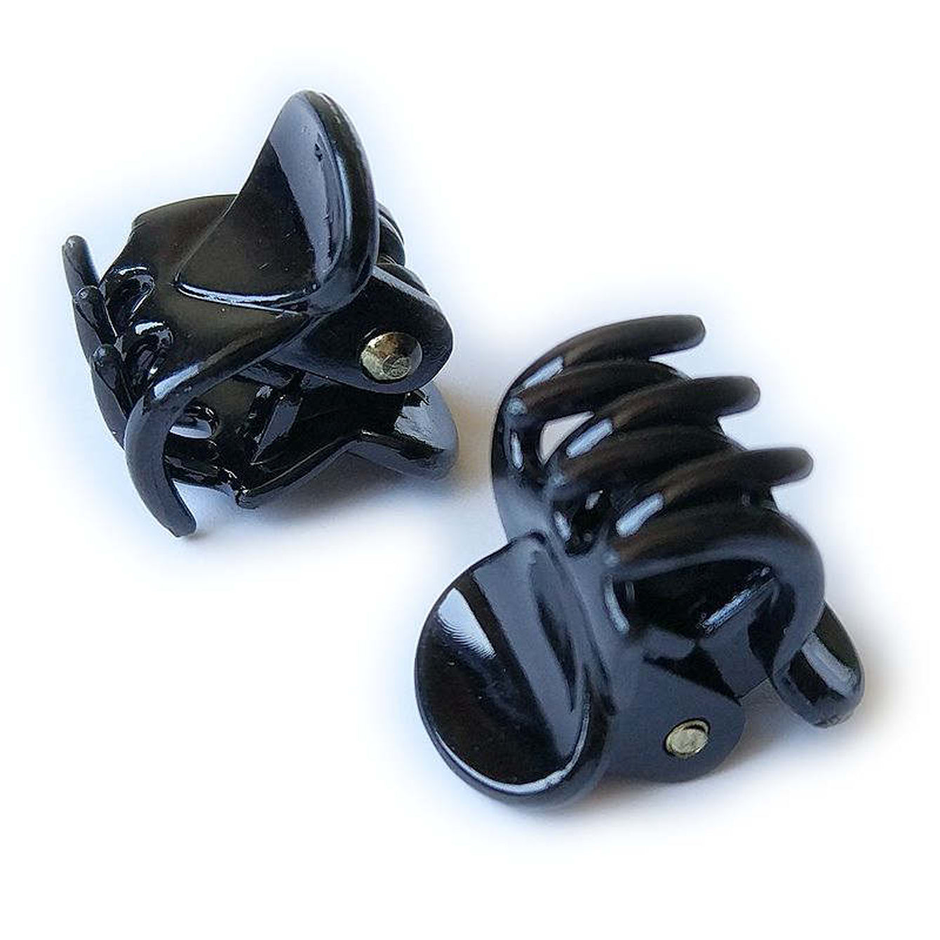 6Pcs Korean Trendy Black Mini Powerful Multifunctional Hair Clip