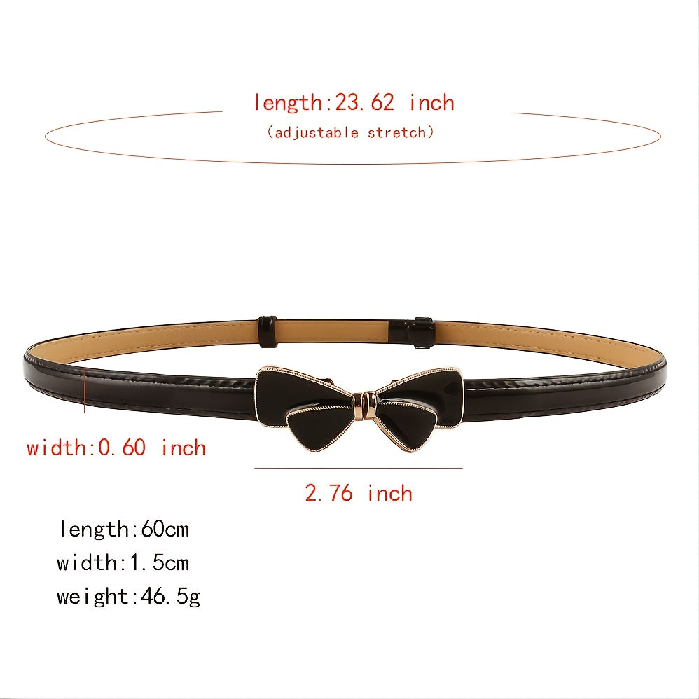 Ladies Casual Fashion Decorative Thin Dress Belt