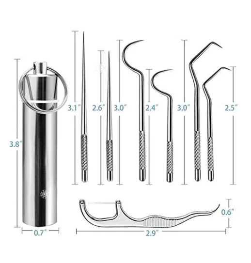 Stainless Steel Toothpick (🔥7Pcs/Set)