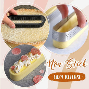 Oval Tart Ring Pastry Mold (3 Pcs Set)