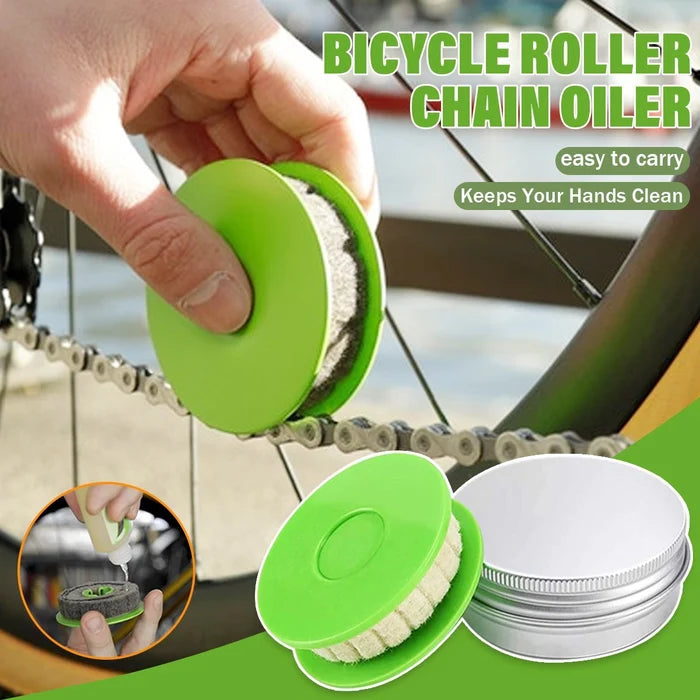 Bike Chain Oiler Roller