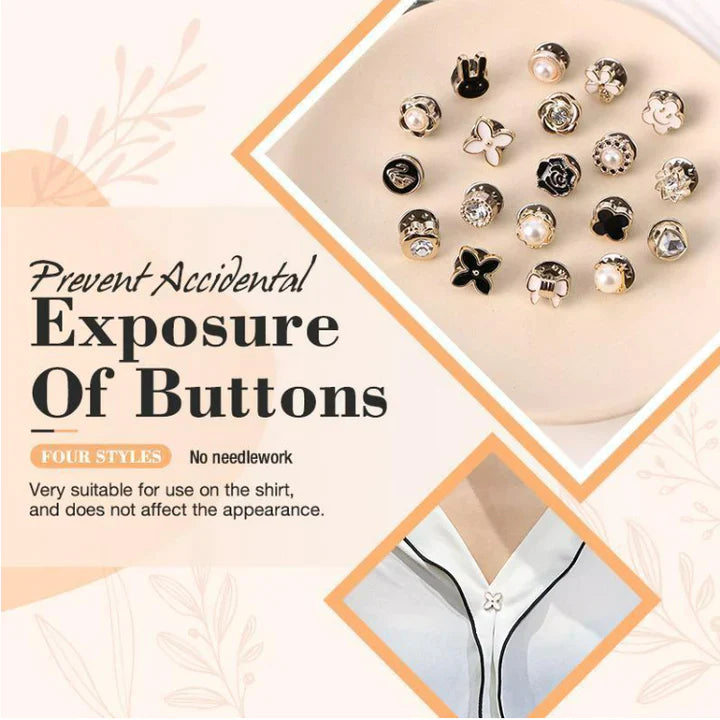 Multipurpose No-Sew Classy Buttons (20 Pcs)