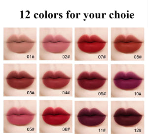 12 colors super beautiful waterproof one sip molding lipstick