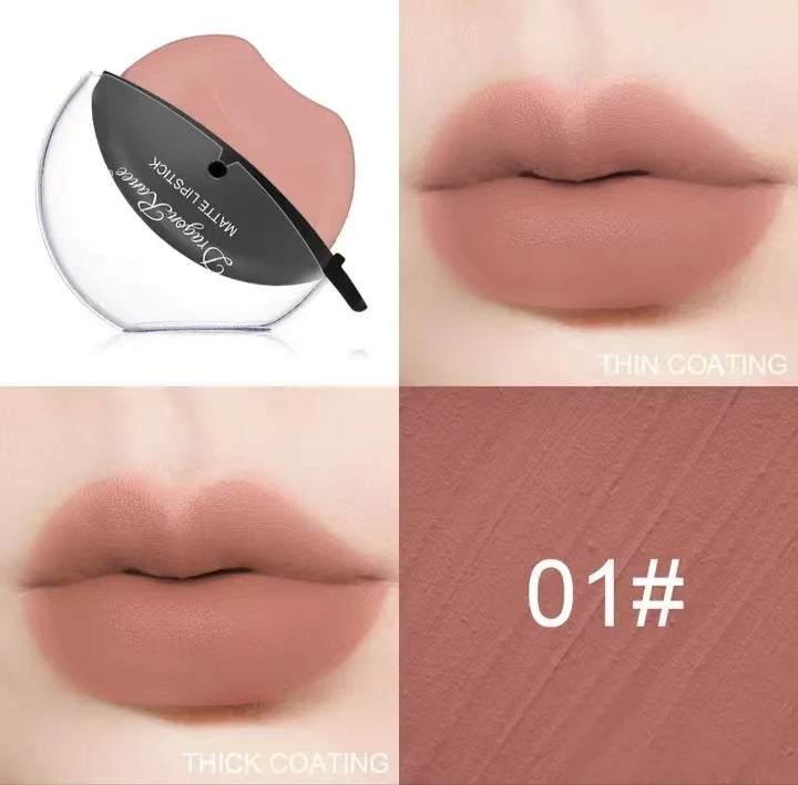 12 colors super beautiful waterproof one sip molding lipstick