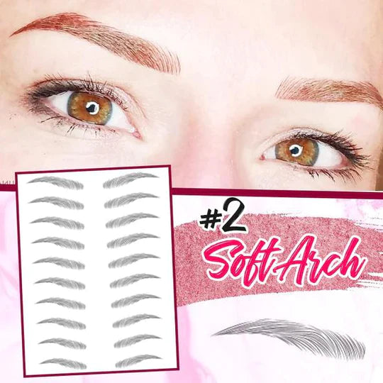 4D Hair-Like Eyebrows Stamp (10 pairs)