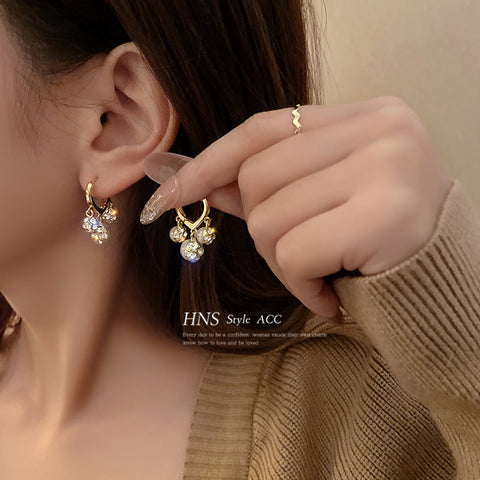 Double-sided Diamond Earrings