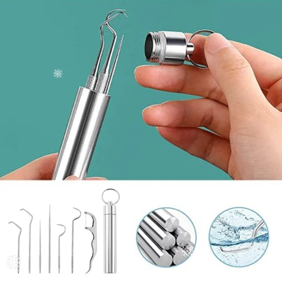 Stainless Steel Toothpick (🔥7Pcs/Set)