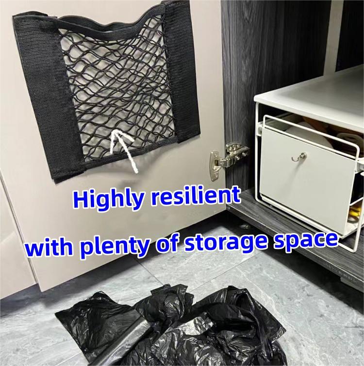 Multifunctional storage mesh pocket