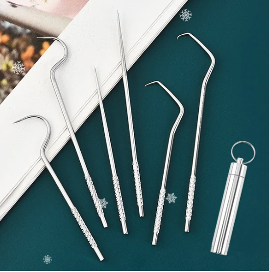 Stainless Steel Toothpick (🔥7Pcs/Set)