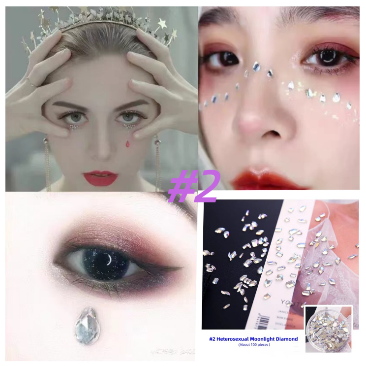 Super Beautiful Tears Diamond Sticker(100 pieces)❤️❤️