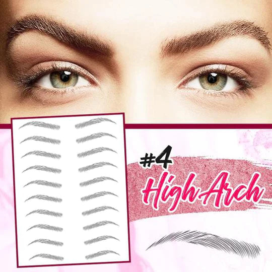 4D Hair-Like Eyebrows Stamp (10 pairs)