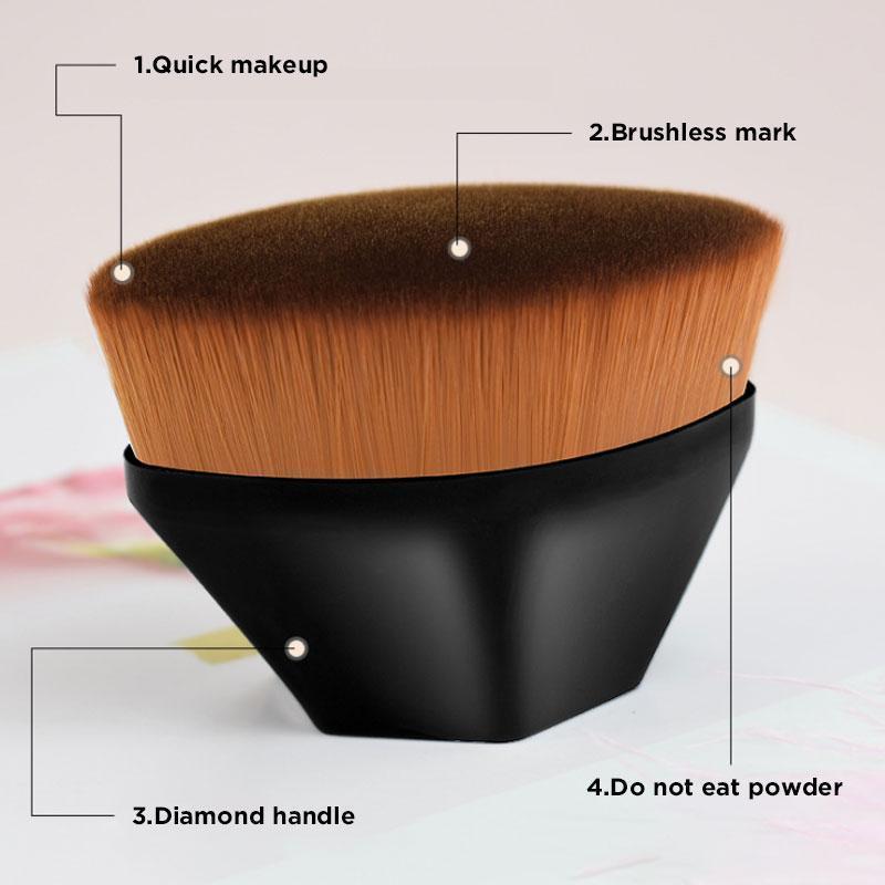 HIGH-DENSITY SEAMLESS FOUNDATION BRUSH