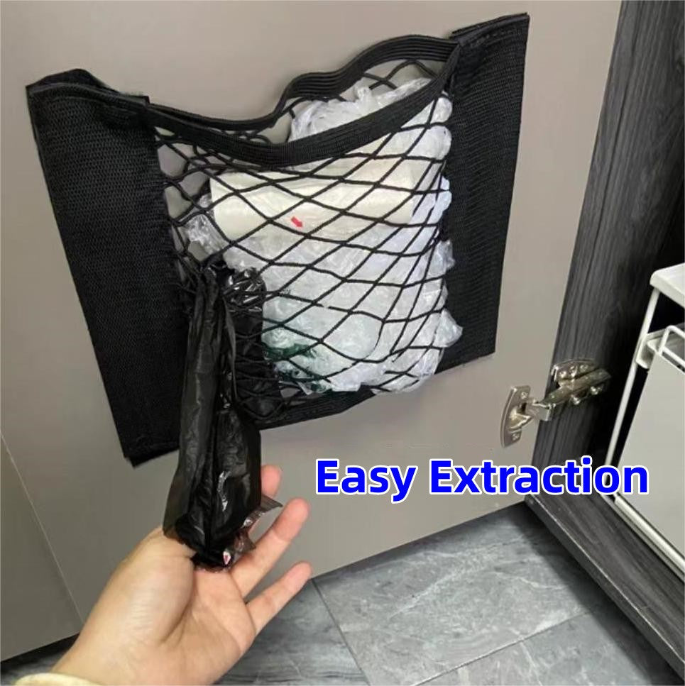 Multifunctional storage mesh pocket