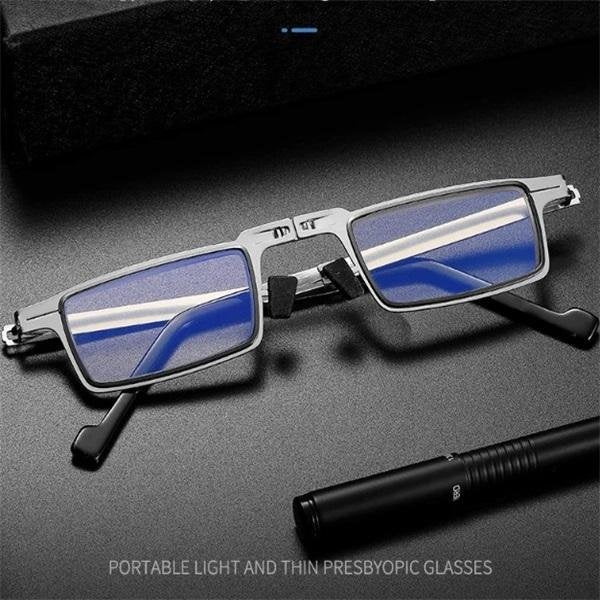 Folding anti-blue reading glasses with box