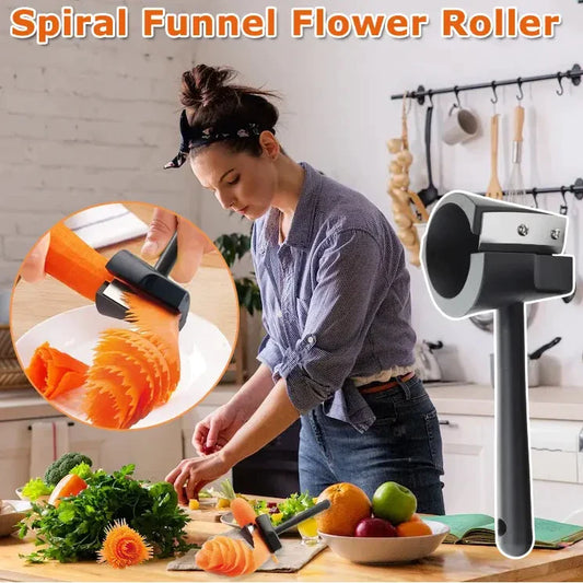 😍Spiral Funnel Flower Roller