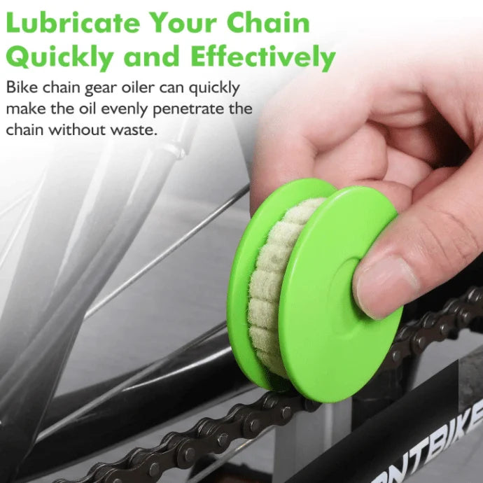 Bike Chain Oiler Roller