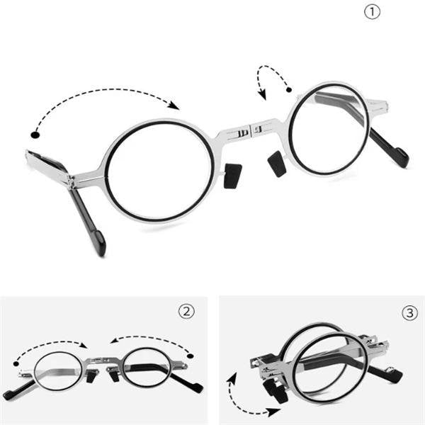 Folding anti-blue reading glasses with box