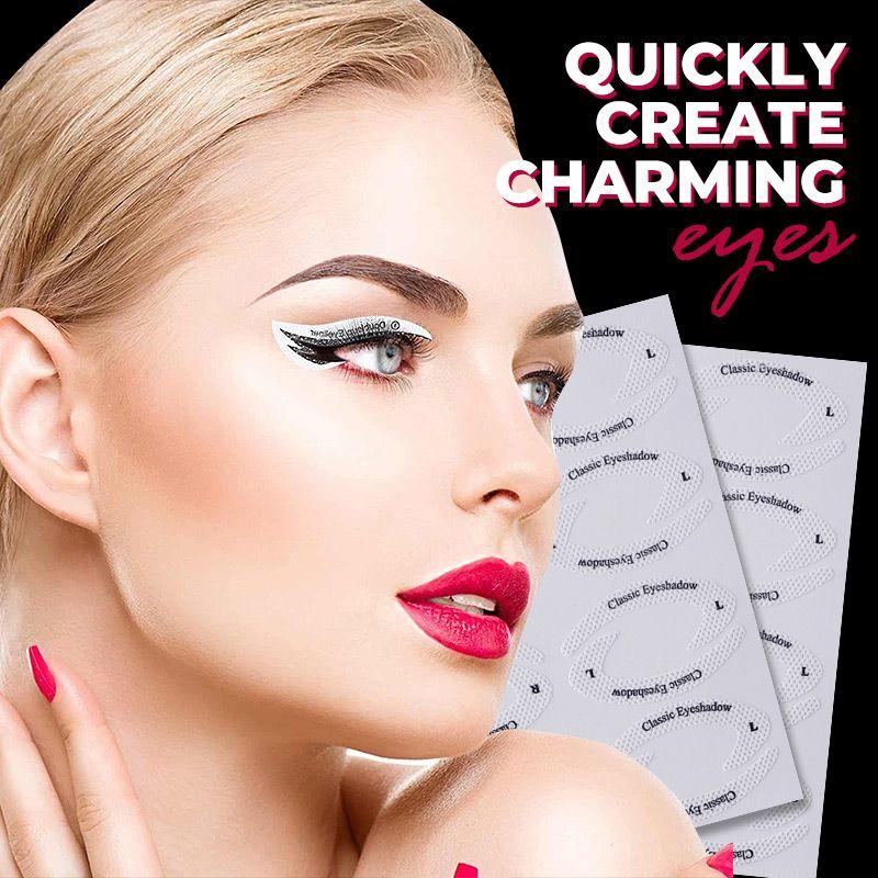 QUICK EYELINER EYESHADOW STENCILS(3 SETS-12PCS)