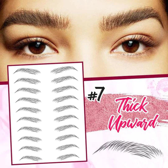 4D Hair-Like Eyebrows Stamp (10 pairs)