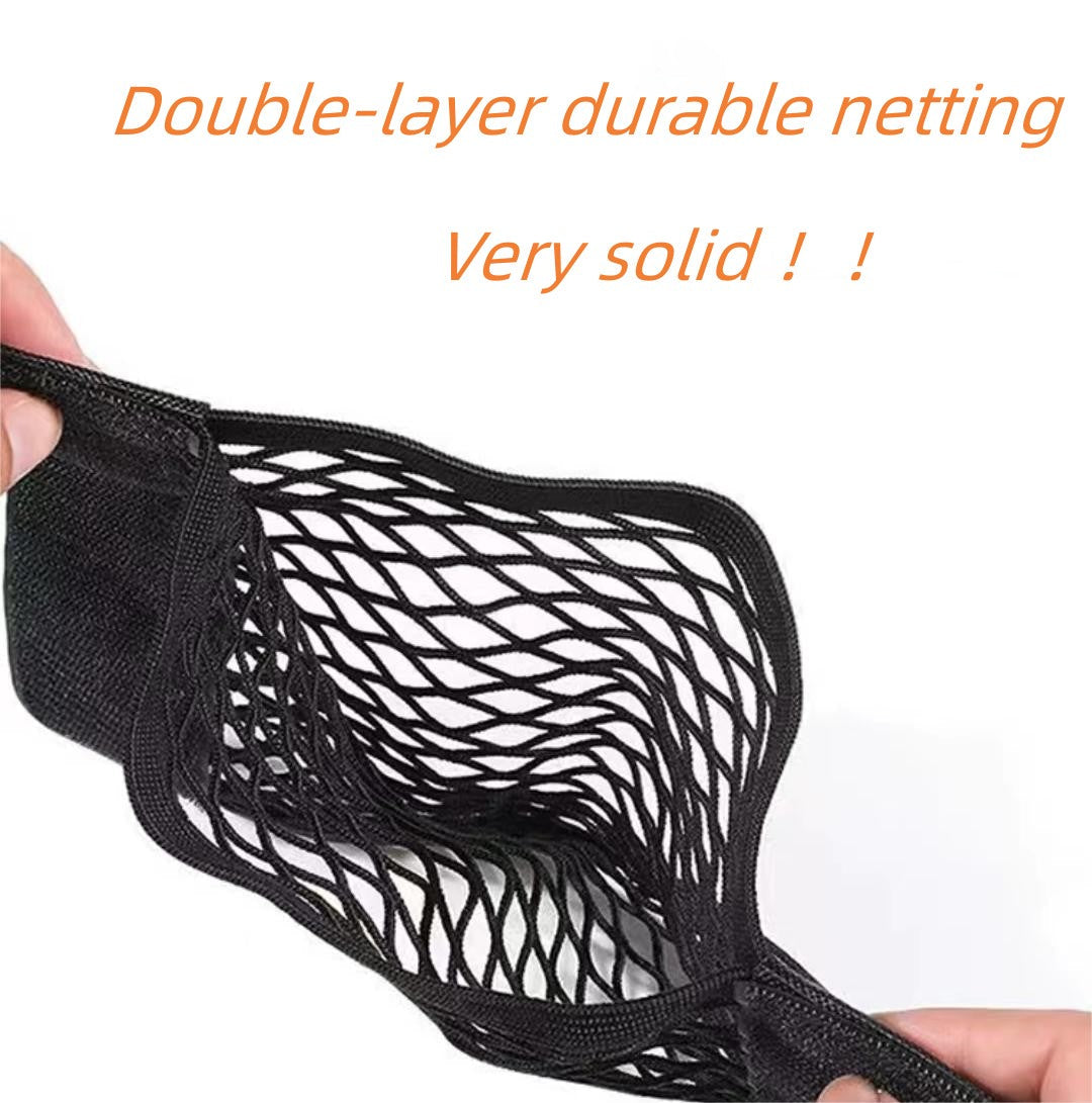 Multifunctional storage mesh pocket