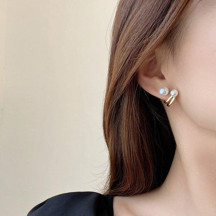 Double-sided Diamond Earrings