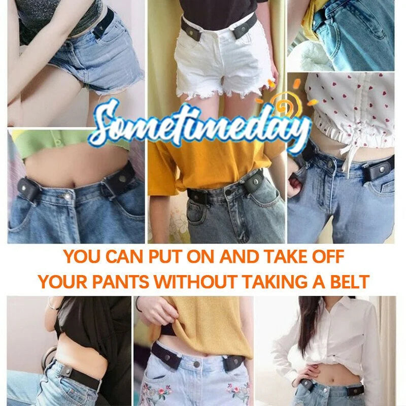 Buckle-free Invisible Elastic Waist Belts