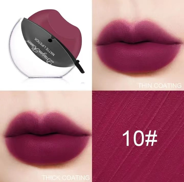 12 colors super beautiful waterproof one sip molding lipstick