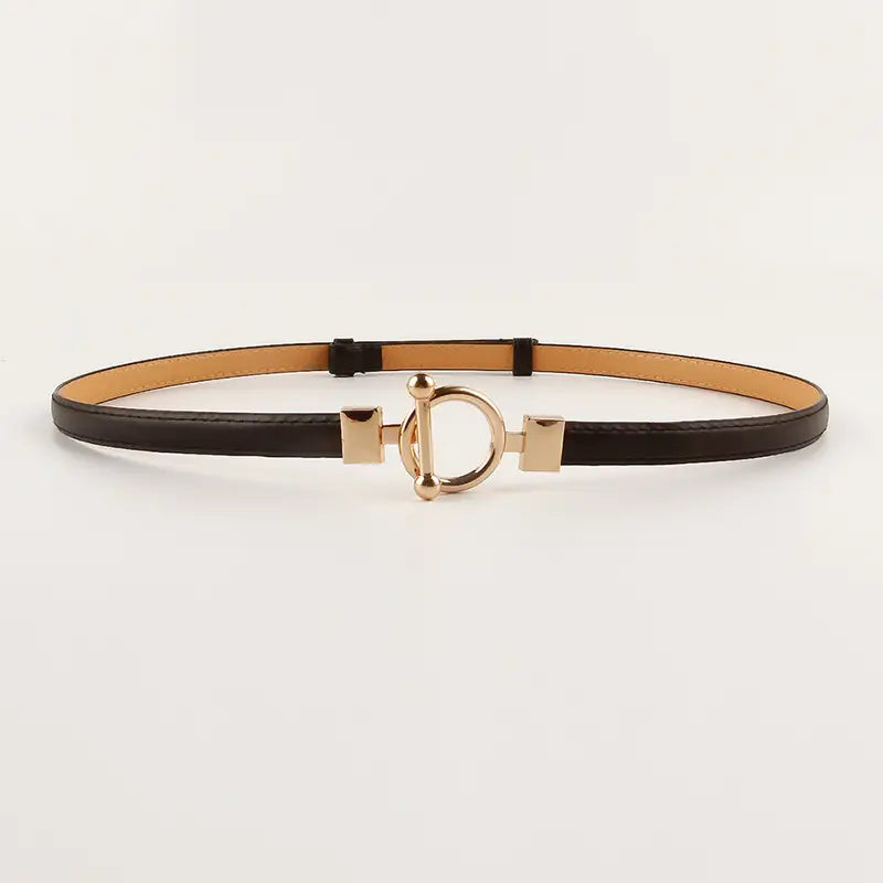 Ladies Casual Fashion Decorative Thin Dress Belt