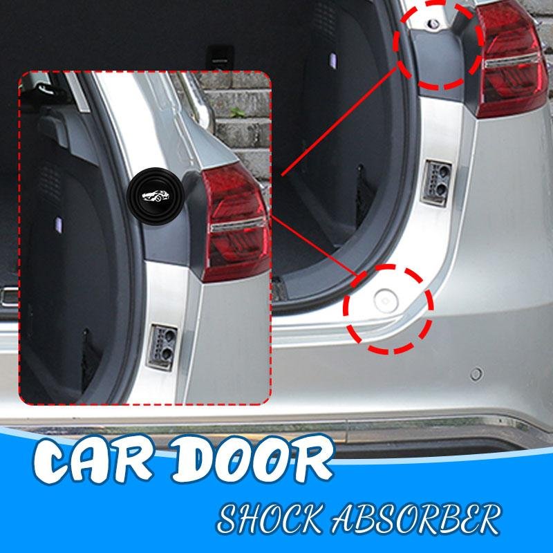 Car door shock-absorbing and silent gasket