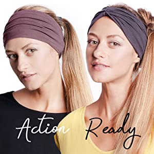 Absorbent Cycling Yoga Sport Sweat Headband Sweatband For Women