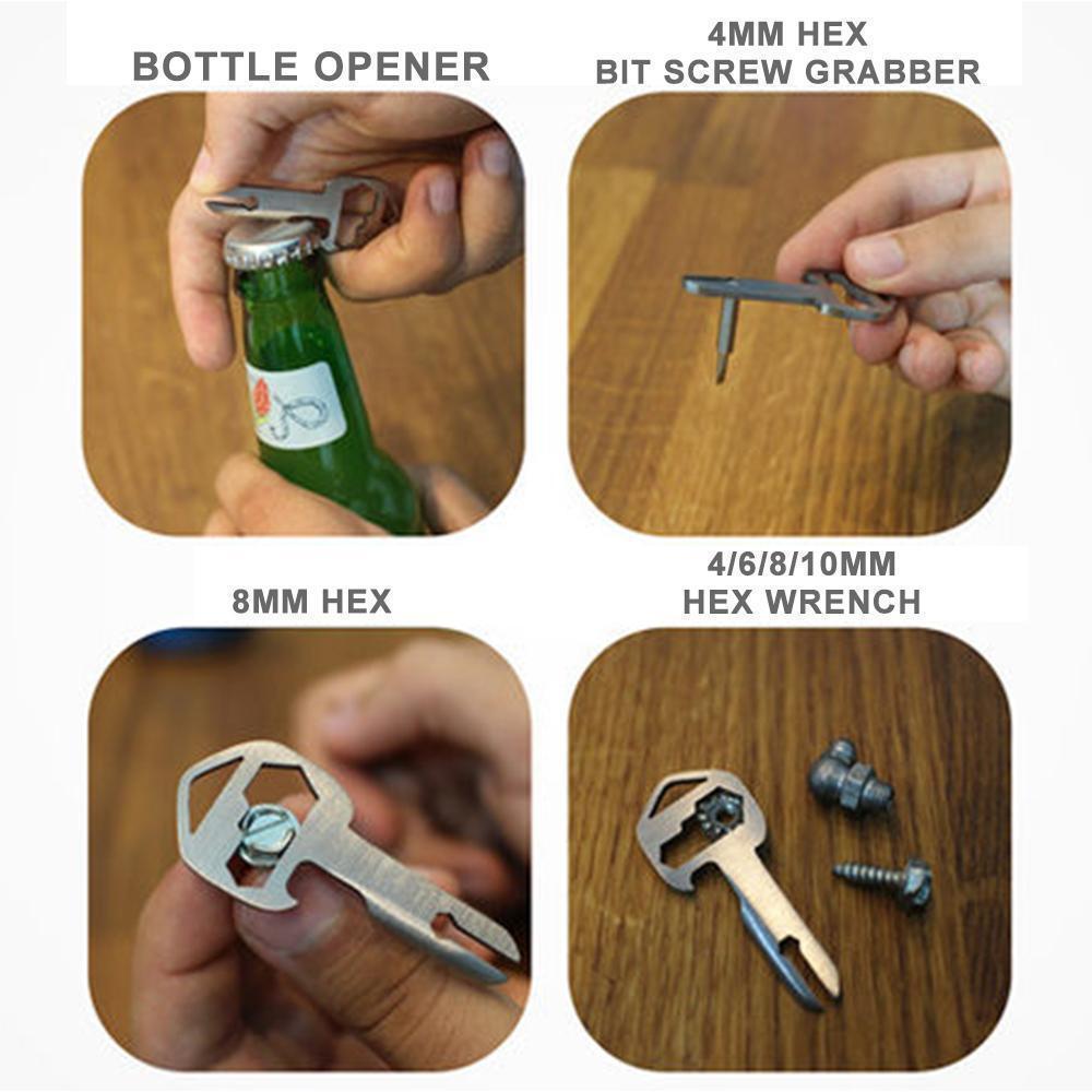 Everyday Carry Stainless Multi-tool Key