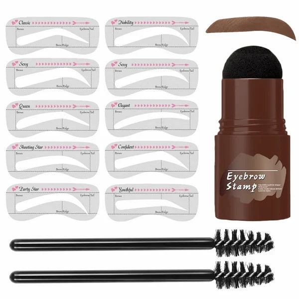 Perfect Brows Stencil & Stamp Kit