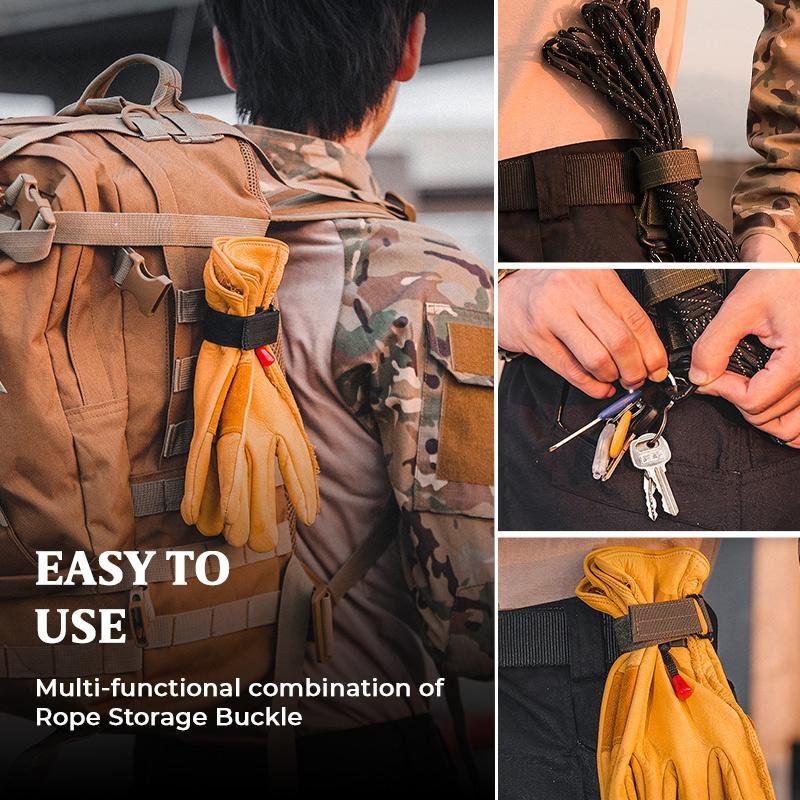 Multi-Purpose Rope Storage Buckle