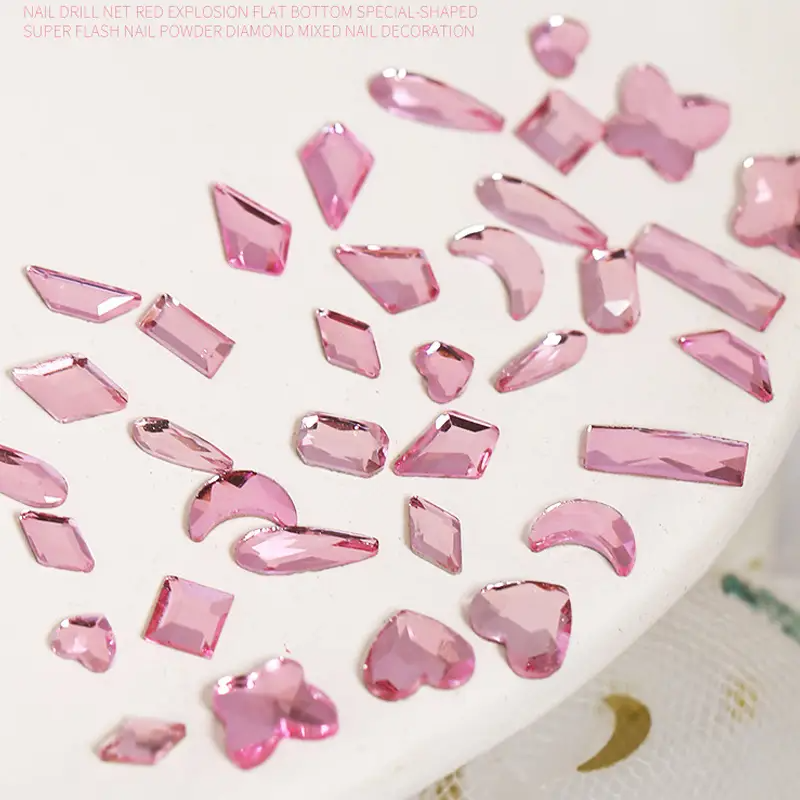 Nail rhinestones 60pcs multi-shape nail DIY