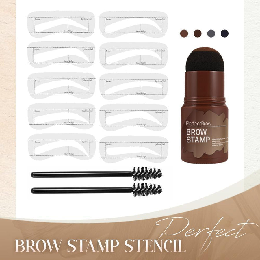 Perfect Brows Stencil & Stamp Kit